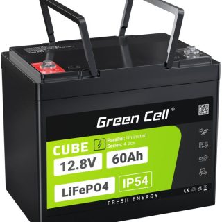 AKUMULATOR LITOWO-ŻELAZOWO-FOSFORANOWY LiFePO4 Green Cell Cube 12.8V 60Ah LFPGC12V60AH