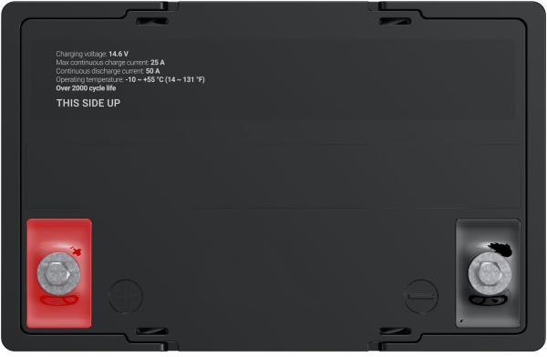 AKUMULATOR LITOWO-ŻELAZOWO-FOSFORANOWY LiFePO4 Green Cell Cube 12.8V 80Ah LFPGC12V80AH - obrazek 4