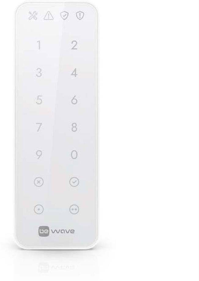 BE WAVE Bezprzewodowa klawiatura dotykowa (biała typ urządzenia AKP-200-W) Smart Keypad W (AKP-200-W