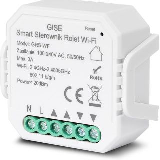GISE Smart Sterownik roletowy WiFi GEN 2 | Tuya | GRS-WF