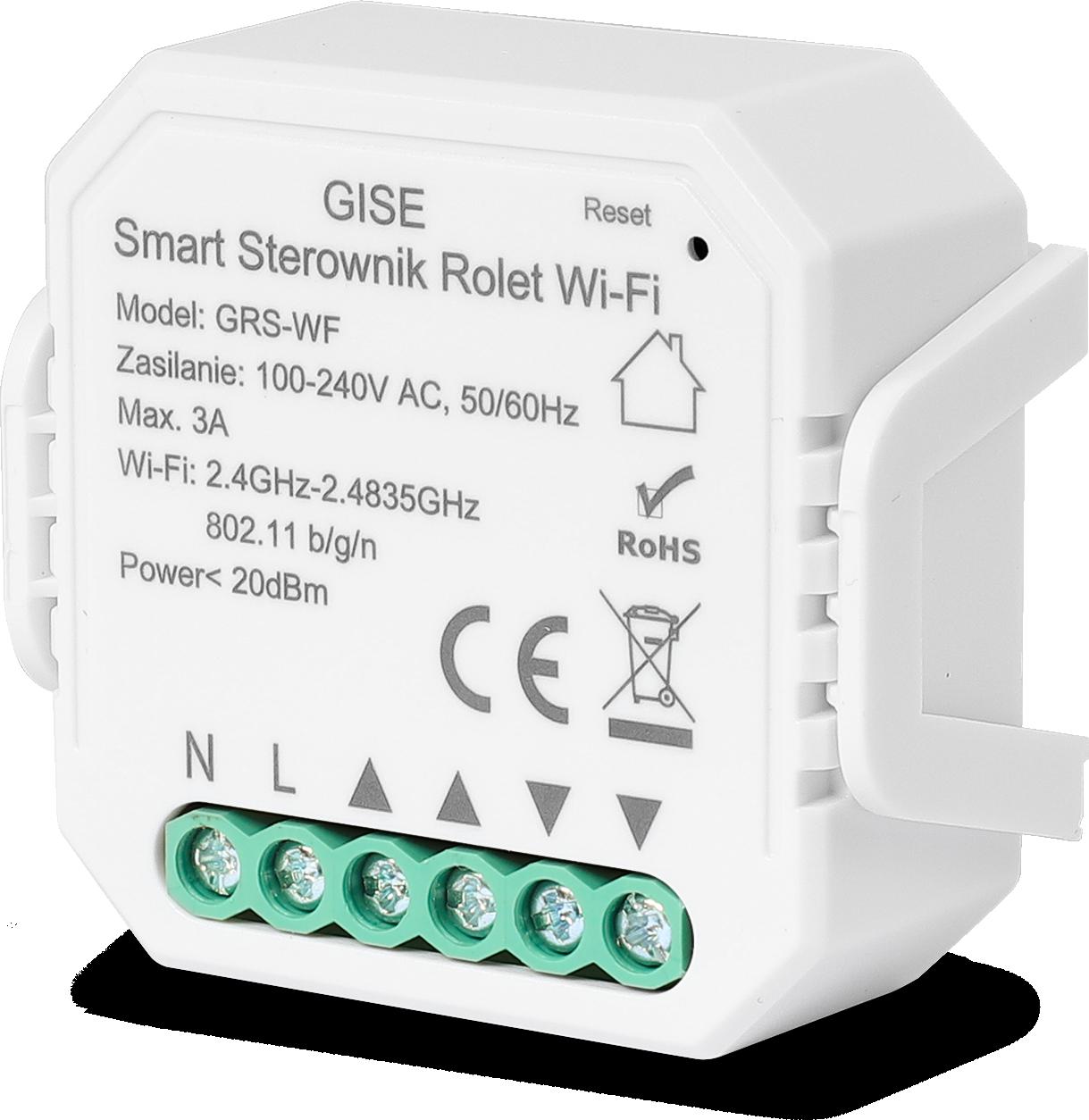 GISE Smart Sterownik roletowy WiFi GEN 2 | Tuya | GRS-WF 2 GISE Smart Sterownik roletowy WiFi GEN 2 | Tuya | GRS-WF - obrazek 2