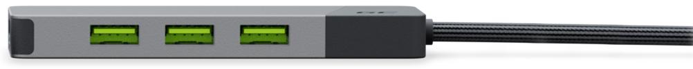 Hub USB 7w1 Green Cell Connect 3x USB-A 3.1 HDMI  4K 60Hz 1x USB-C PD 85W - obrazek 3