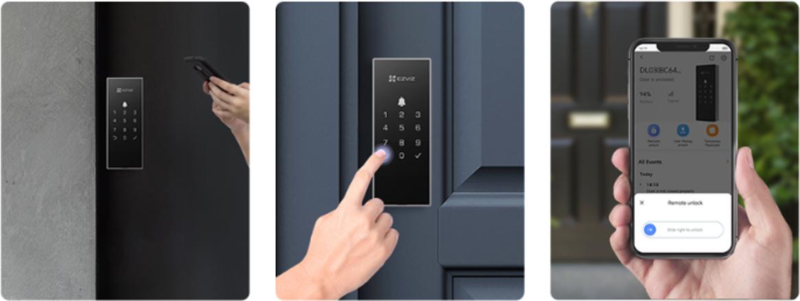 Inteligentny zamek cyfrowy Ezviz DL03 Pro 8 Inteligentny zamek cyfrowy Ezviz DL03 Pro - obrazek 8