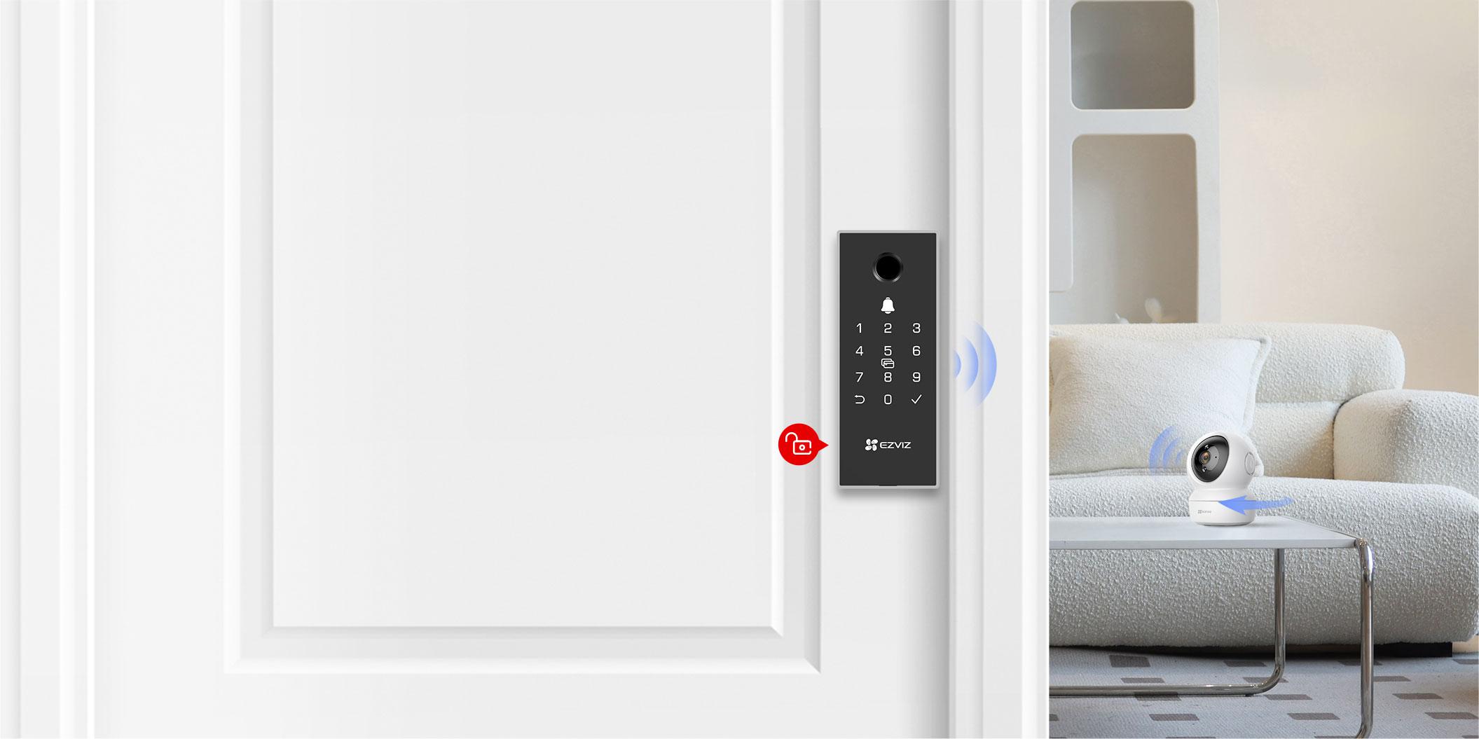 Inteligentny zamek cyfrowy Ezviz DL03 Pro 13 Inteligentny zamek cyfrowy Ezviz DL03 Pro - obrazek 13