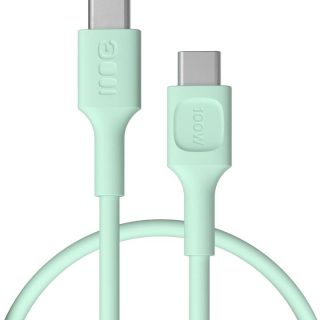 KABEL USB-C / USB-C Greencell PowerFlex 30cm PD 100W zielony silikonowy
