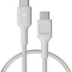 KABEL USB-C / USB-C Greencell PowerStream 30cm PD 100W biały w oplocie