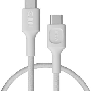 KABEL USB-C / USB-C Greencell PowerStream 30cm PD 100W biały w oplocie