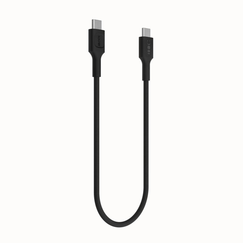 KABEL USB-C / USB-C Greencell PowerStream 30cm PD 100W czarny w oplocie - obrazek 5
