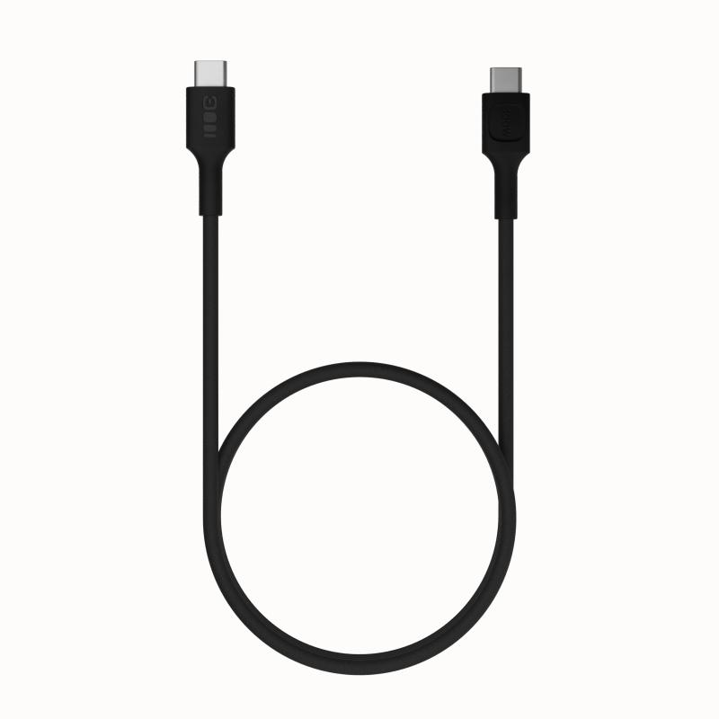 KABEL USB-C / USB-C Greencell PowerStream 30cm PD 100W czarny w oplocie - obrazek 2