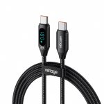 Kabel USB-C / USB-C Voltage PowerDisplay 100W PD 100cm czarny