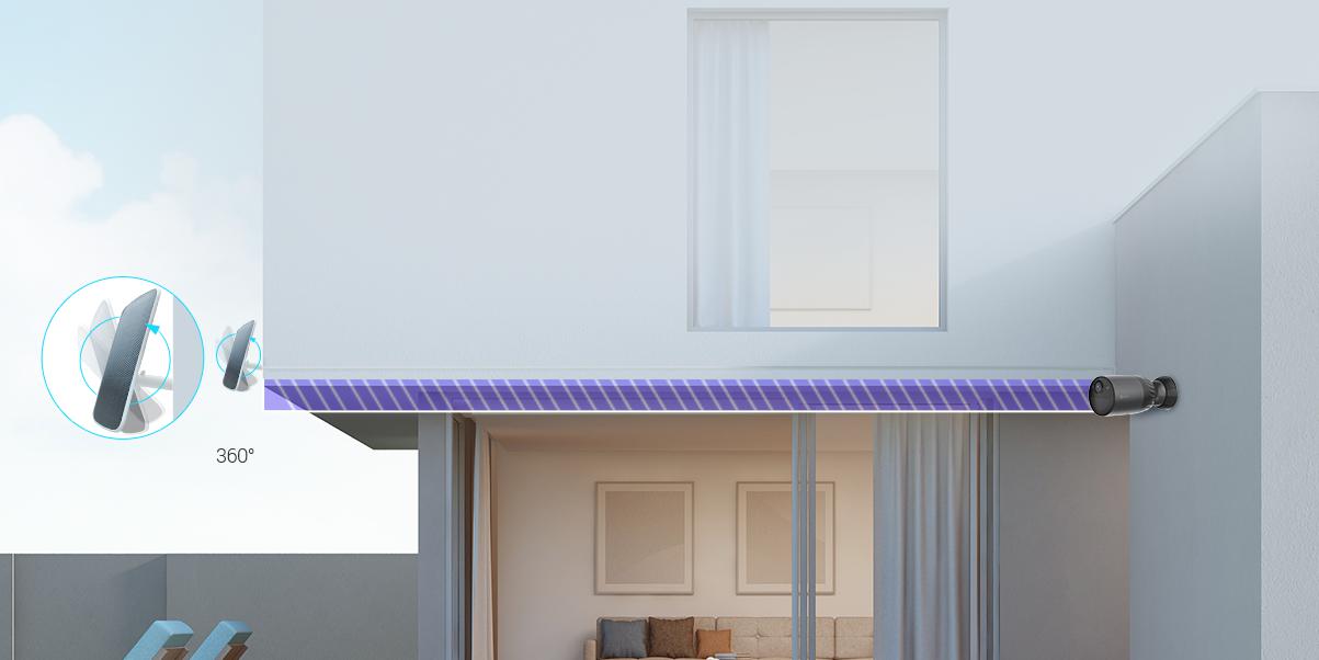 Kamera IP Ezviz BC1c 4K 8MPx bezprzewodowa z panelem solarnym 8 Kamera IP Ezviz BC1c 4K 8MPx bezprzewodowa z panelem solarnym - obrazek 8