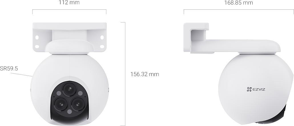 Kamera IP Ezviz H80f Multi z potrójnym obiektywem 12MPx (3 x 2K+) - obrazek 6