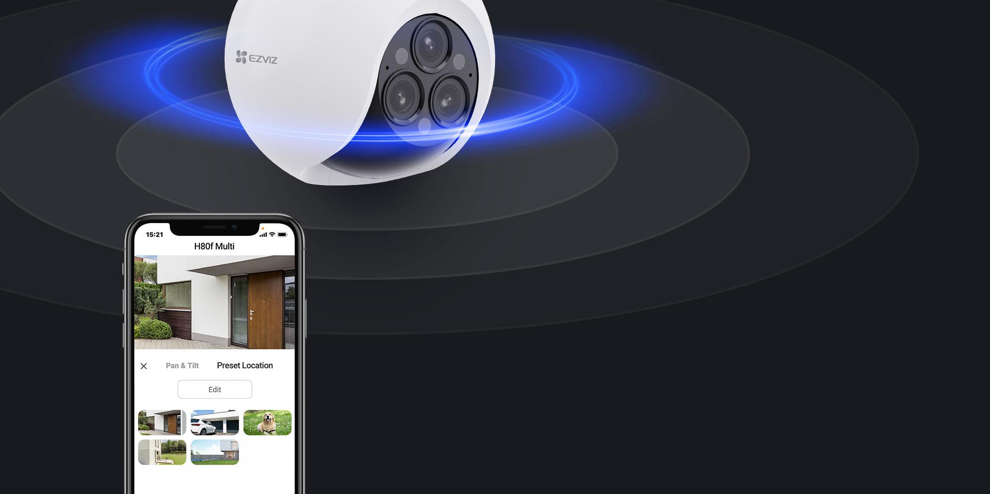 Kamera IP Ezviz H80f Multi z potrójnym obiektywem 12MPx (3 x 2K+) - obrazek 12