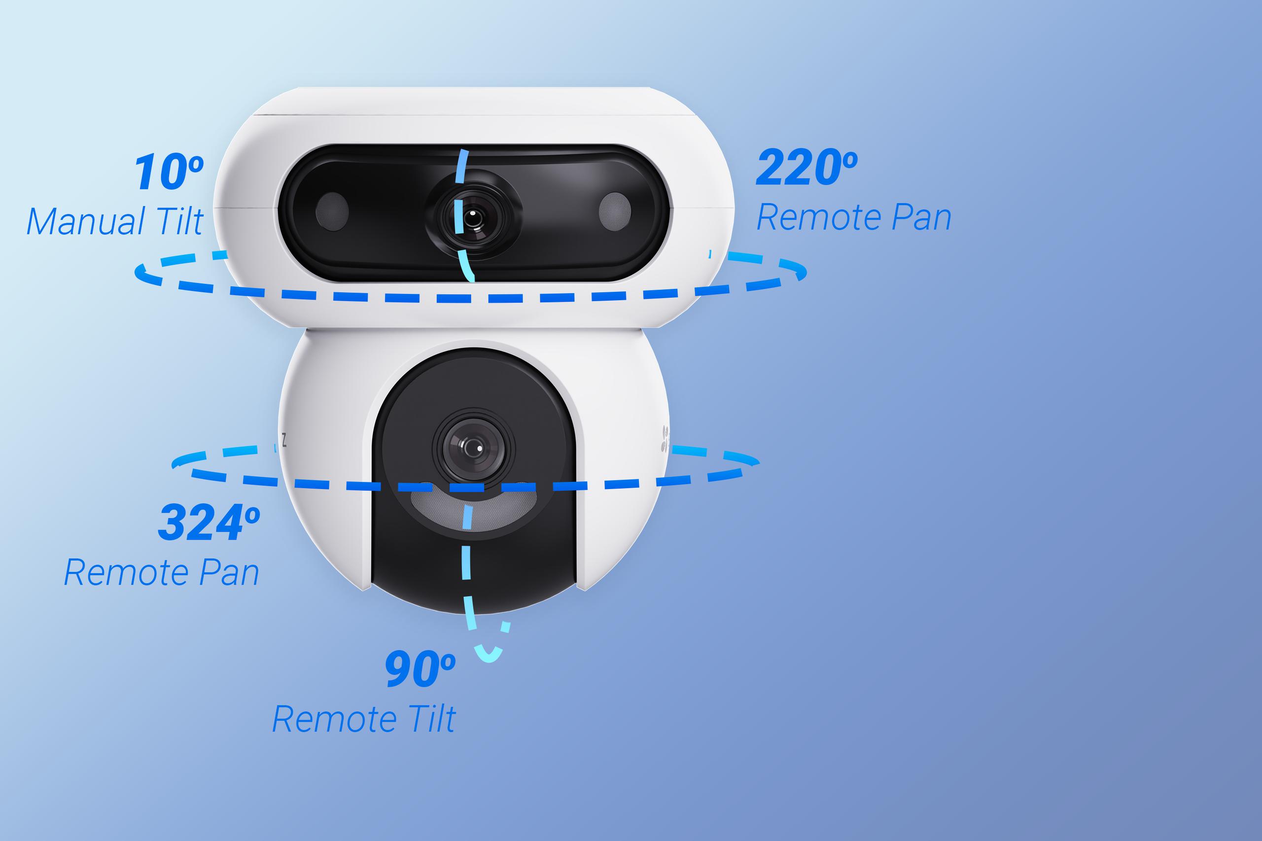 Kamera IP Ezviz HB90 z panelem solarny 8W dual 4MP+4MP Wi-Fi AOV - obrazek 7