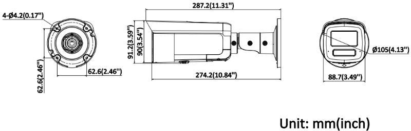 Kamera IP Hikvision DS-2CD2T43G2-LIZS2UY/SL(2.8/4mm) 2 Kamera IP Hikvision DS-2CD2T43G2-LIZS2UY/SL(2.8/4mm) - obrazek 2