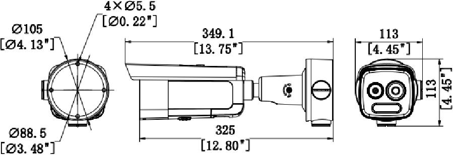 Kamera IP Hikvision HM-TD2618-10/G0/T1A 2 Kamera IP Hikvision HM-TD2618-10/G0/T1A - obrazek 2