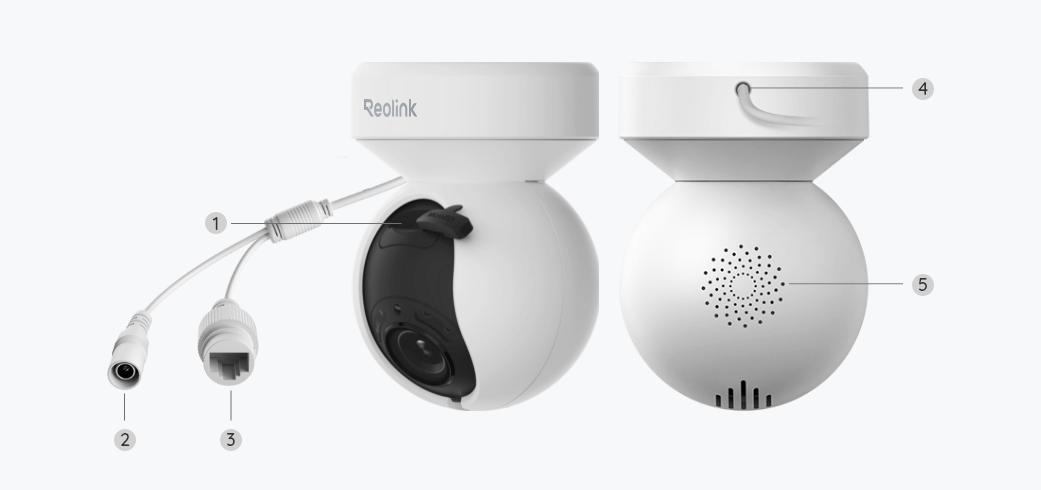 Kamera IP Reolink E Series E540 PTZ 5MP Wi-Fi LED biała 8 Kamera IP Reolink E Series E540 PTZ 5MP Wi-Fi LED biała - obrazek 8