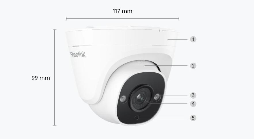 Kamera IP Reolink P324 5MP PoE 5 Kamera IP Reolink P324 5MP PoE - obrazek 5