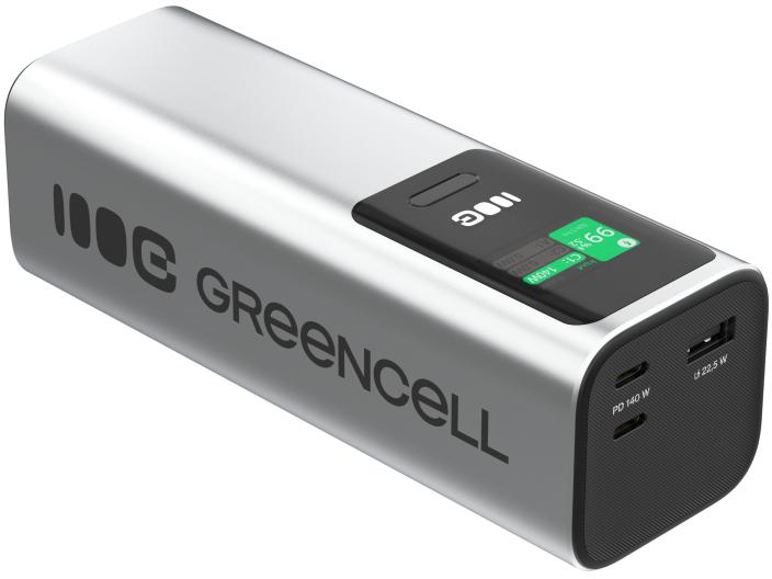 POWERBANK Greencell PowerPlay Ultra 25200mAh SZYBKIE ŁADOWANIE 140W 2x USB-C PD 1x USB-A - obrazek 7