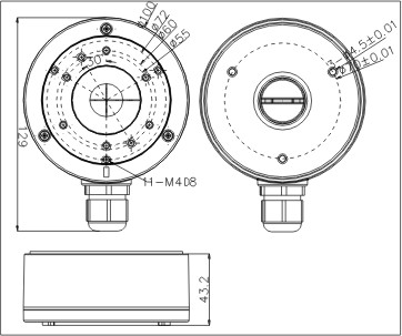 ADAPTER HIKVISION DS-1280ZJ-XS CZARNY 2 ADAPTER HIKVISION DS-1280ZJ-XS CZARNY - obrazek 2