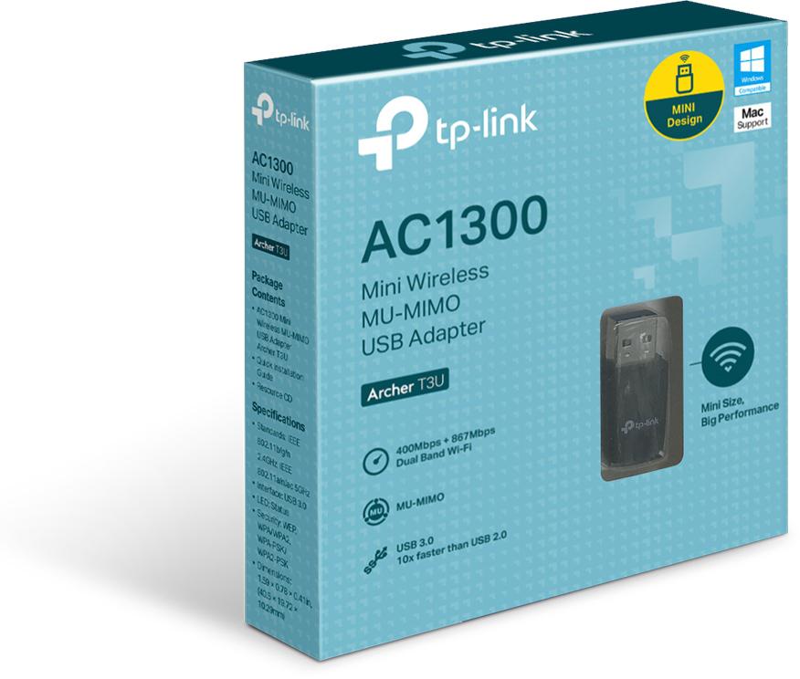 ADAPTER WLAN USB TP-LINK ARCHER T3U - obrazek 2