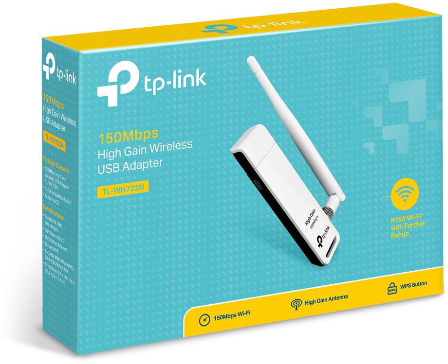 ADAPTER WLAN USB TP-LINK TL-WN722N 150MBPS - obrazek 3