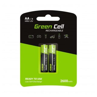 AKUMULATORKI Green Cell 2x AA HR6 2600mAh GR05