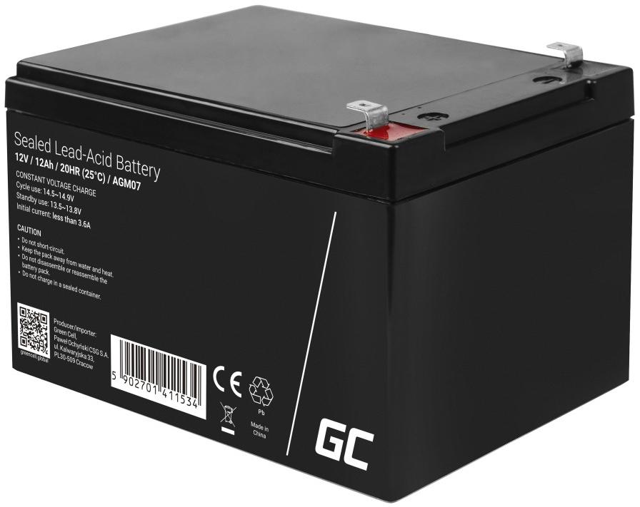 AKUMULATOR AGM Green Cell VRLA 12V 12Ah - obrazek 3