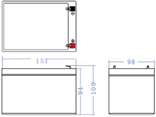 AKUMULATOR AGM Green Cell VRLA 12V 12Ah - obrazek 5