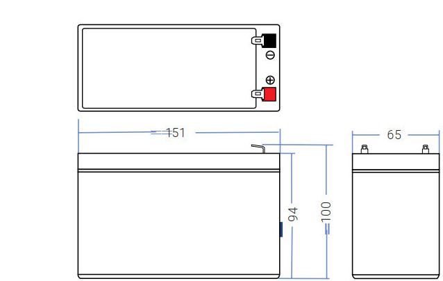 AKUMULATOR AGM Green Cell VRLA 12V 7Ah - obrazek 4