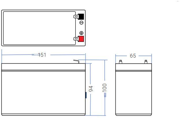 AKUMULATOR AGM Green Cell VRLA 12V 9Ah - obrazek 2