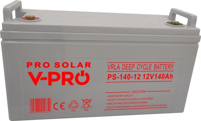 AKUMULATOR VOLT POLSKA DEEP CYCLE VPRO SOLAR 12V 140AH VRLA BEZOBSŁUGOWY 5 AKUMULATOR VOLT POLSKA DEEP CYCLE VPRO SOLAR 12V 140AH VRLA BEZOBSŁUGOWY - obrazek 5