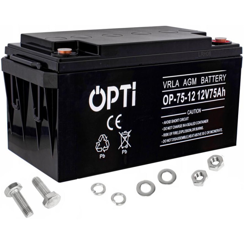 Akumulator Volt Polska AGM Opti 75Ah 1 Akumulator Volt Polska AGM Opti 75Ah