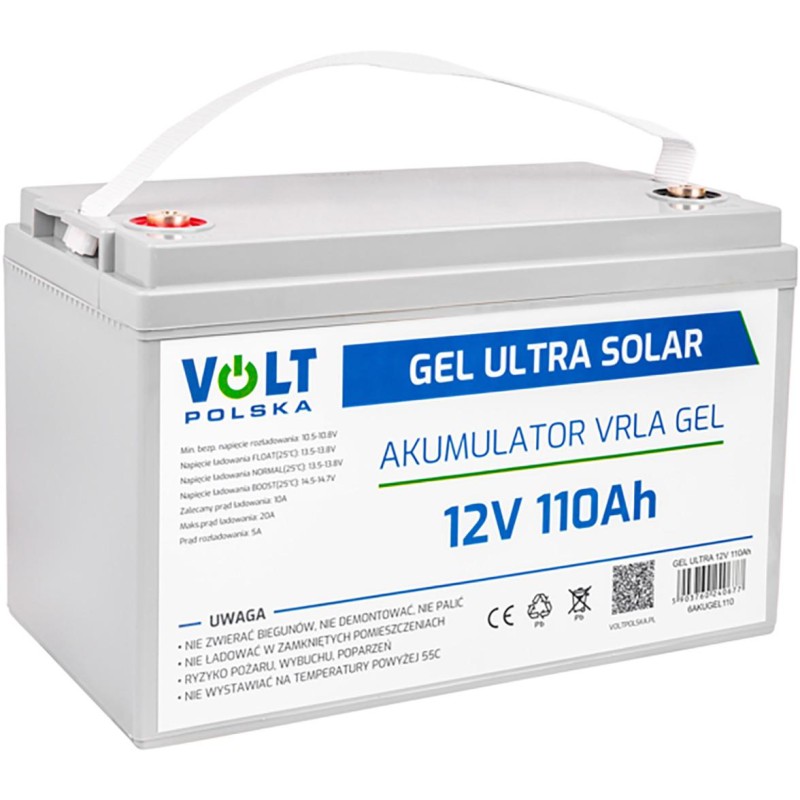 Akumulator Volt Polska GEL VPRO Solar 12V 110Ah