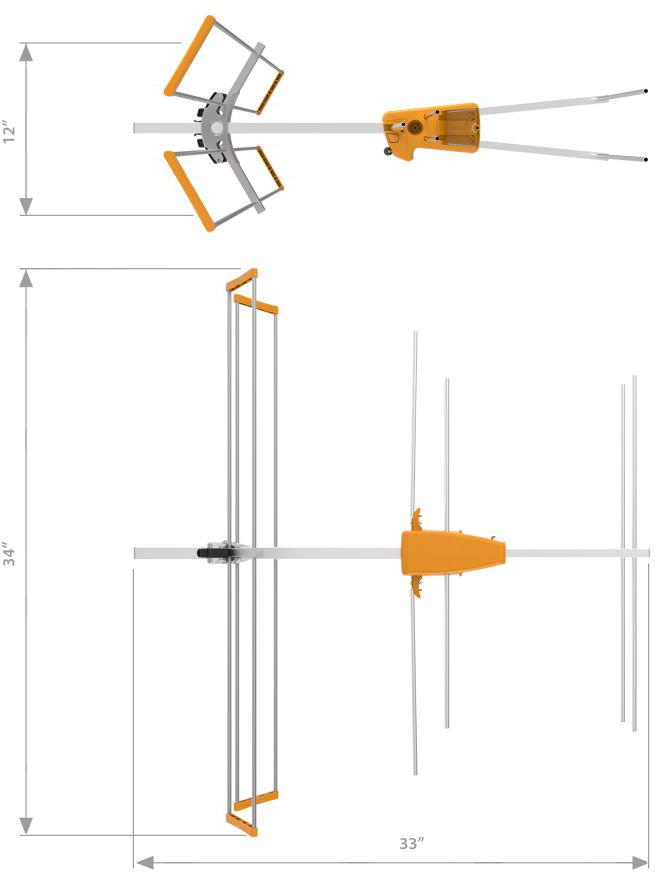 Antena VHF Televes Yagi V BIII, ref. 106601 4 1cc938ca5d84750f9bc49cb9bd53bde1