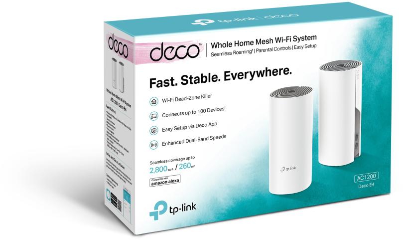 DOMOWY SYSTEM WI-FI MESH TP-LINK DECO E4 (2-pack) - obrazek 3