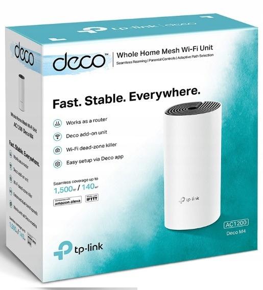 DOMOWY SYSTEM WI-FI MESH TP-LINK DECO M4 (1-pack) 3 DOMOWY SYSTEM WI-FI MESH TP-LINK DECO M4 (1-pack) - obrazek 3