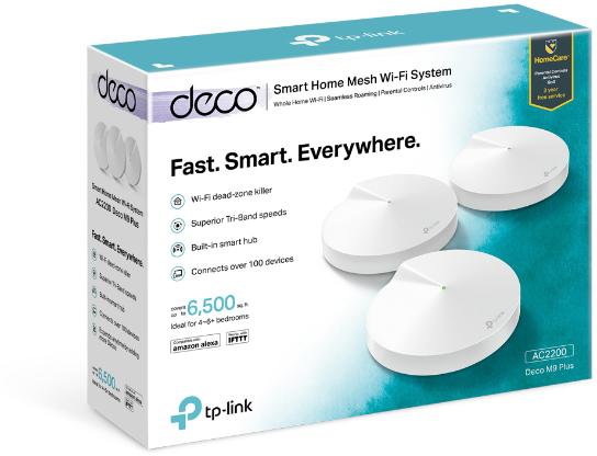 DOMOWY SYSTEM WI-FI MESH TP-LINK DECO M9 PLUS (3-pack) - obrazek 3