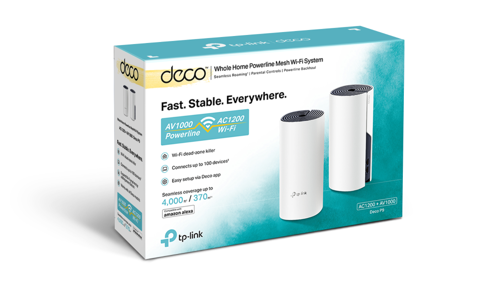 DOMOWY SYSTEM WI-FI MESH TP-LINK DECO P9 (2-pack) - obrazek 2
