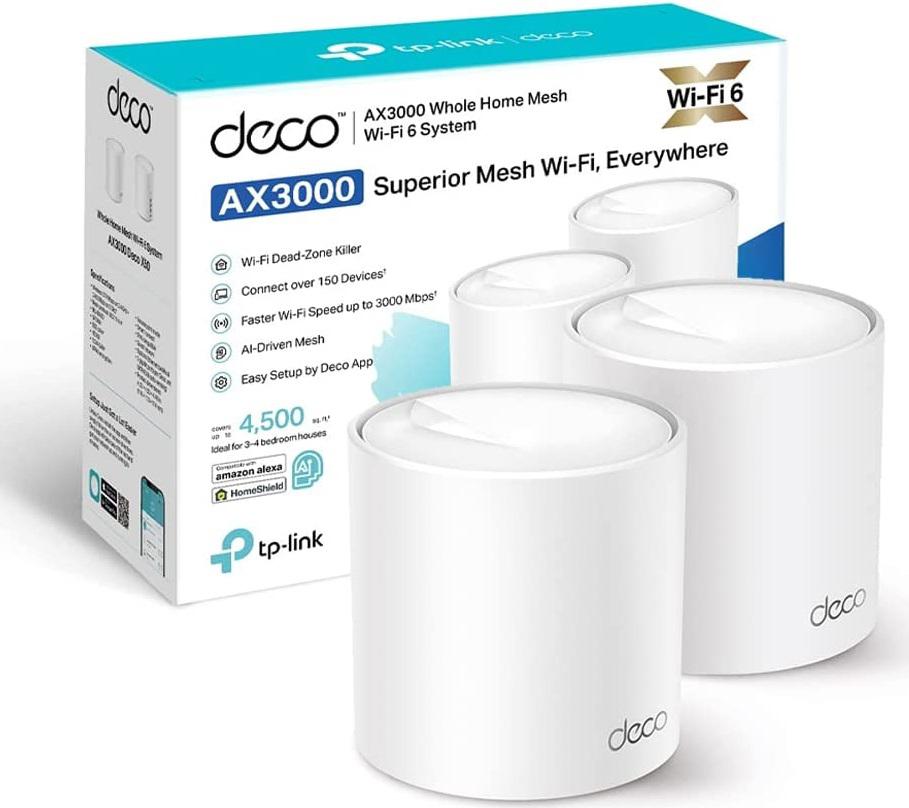 DOMOWY SYSTEM WI-FI MESH TP-LINK DECO X50 (2-PACK) 3 DOMOWY SYSTEM WI-FI MESH TP-LINK DECO X50 (2-PACK) - obrazek 3