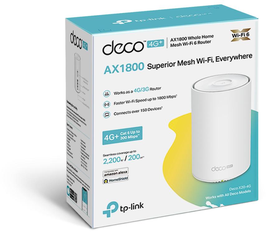 DOMOWY SYSTEM WI-FI MESH TP-LINK Deco X20-4G - obrazek 2