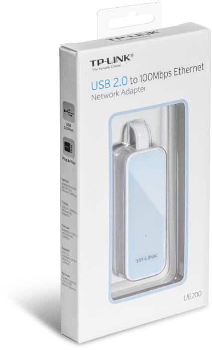KARTA SIECIOWA ETHERNET TP-LINK UE200 USB 2.0 - obrazek 3