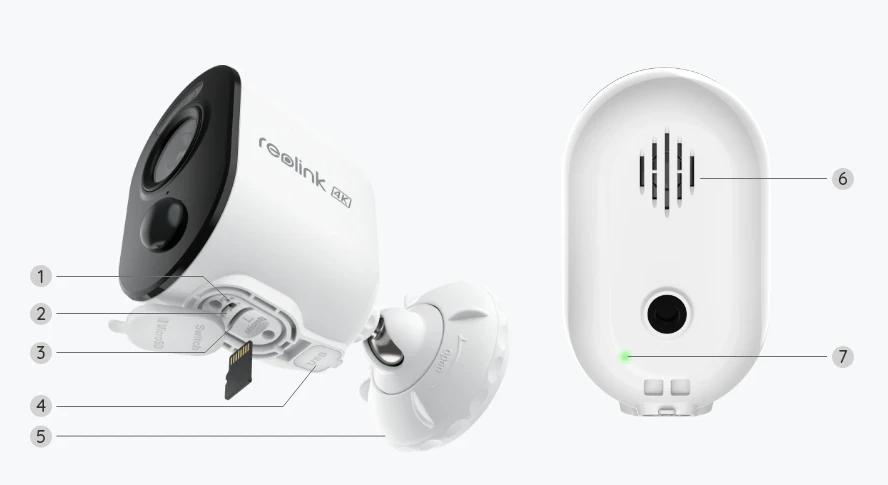 Kamera IP Reolink Argus B350 akumulatorowa 8MPx Wi-Fi 2 Kamera IP Reolink Argus B350 akumulatorowa 8MPx Wi-Fi - obrazek 2