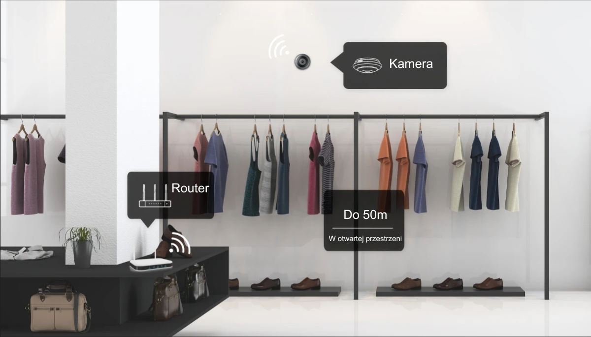 Kamera IP Reolink Fisheye FE-W 6MP 360° WiFi 3 Kamera IP Reolink Fisheye FE-W 6MP 360° WiFi - obrazek 3