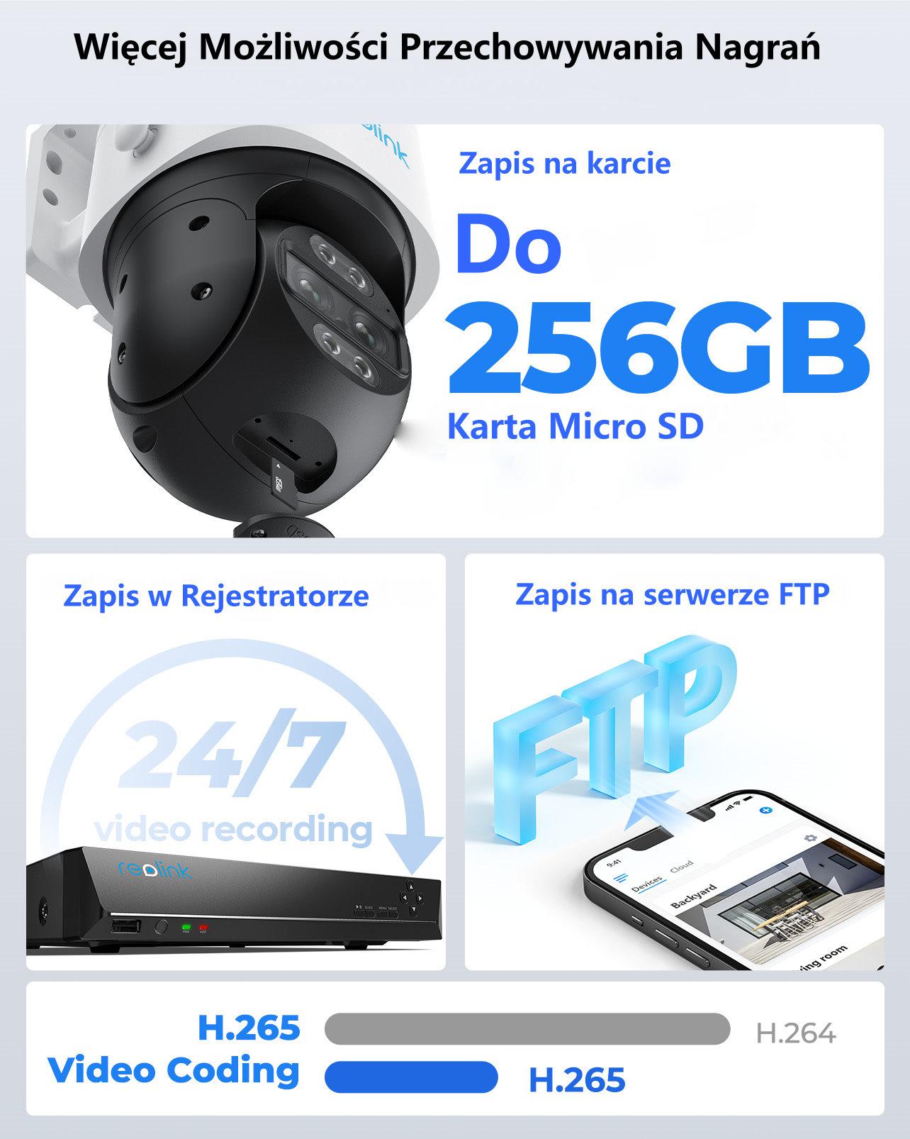 Kamera IP Reolink Trackmix WIFI OBROTOWA SERIES W760 - obrazek 2