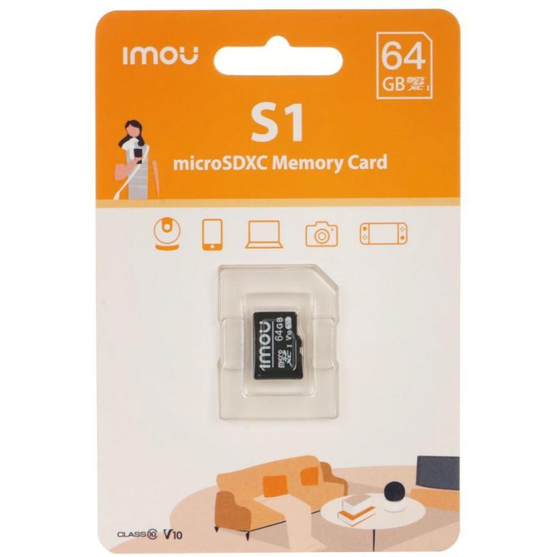 Karta pamięci microSD IMOU ST2-64-S1 64GB 1 38faed01395b13094ba090ca46a7d088