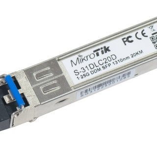 MODUŁ SFP MIKROTIK S-31DLC20D 1.25G SM 20km 1310nm