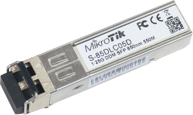 MODUŁ SFP MIKROTIK S-85DLC05D 1.25G MM 550m 850nm - obrazek 2