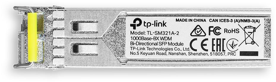 MODUŁ SFP WDM TP-LINK TL-SM321A-2 dwukierunkowy 1000Base-BX 2 MODUŁ SFP WDM TP-LINK TL-SM321A-2 dwukierunkowy 1000Base-BX - obrazek 2