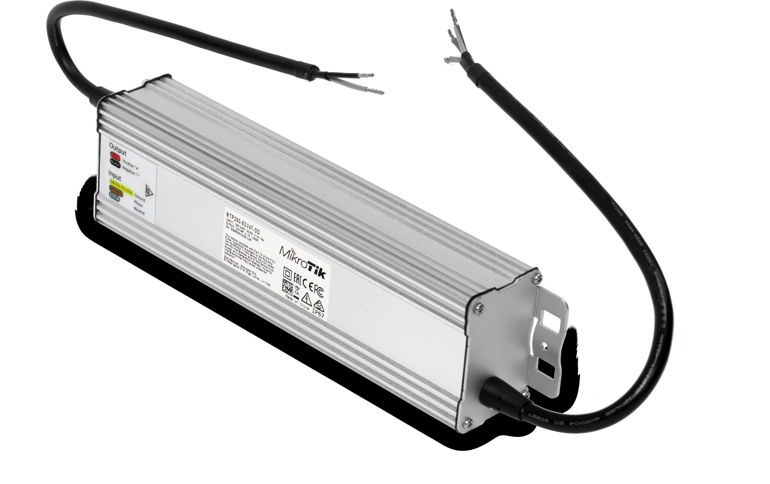 MikroTik zasilacz 53V 250W do netPower (MTP250-53V47-OD) - obrazek 3